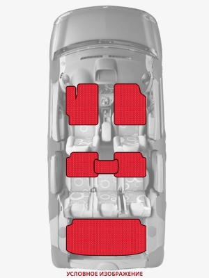 ЭВА коврики «Queen Lux» комплект для Buick Roadmaster (3G)